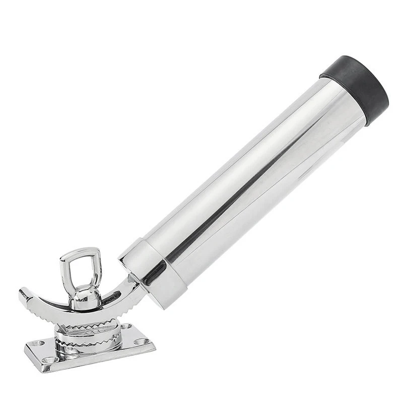 

316 Stainless Steel Boat Steel Deck Adjustable Fishing Rod Bracket Yacht Boat Fishing Rod Bracket