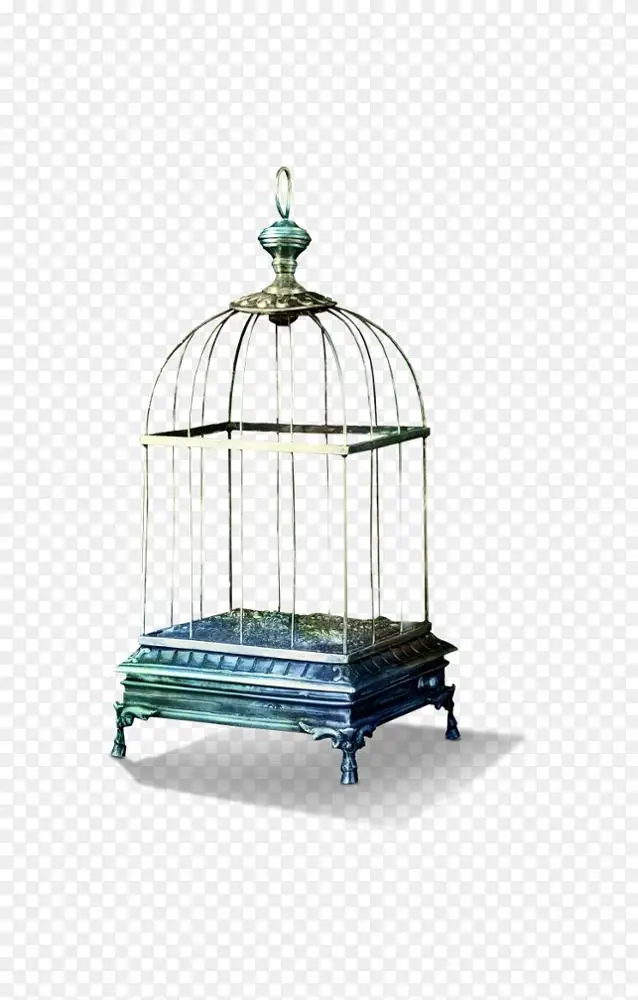 鸟笼-卡通铁笼