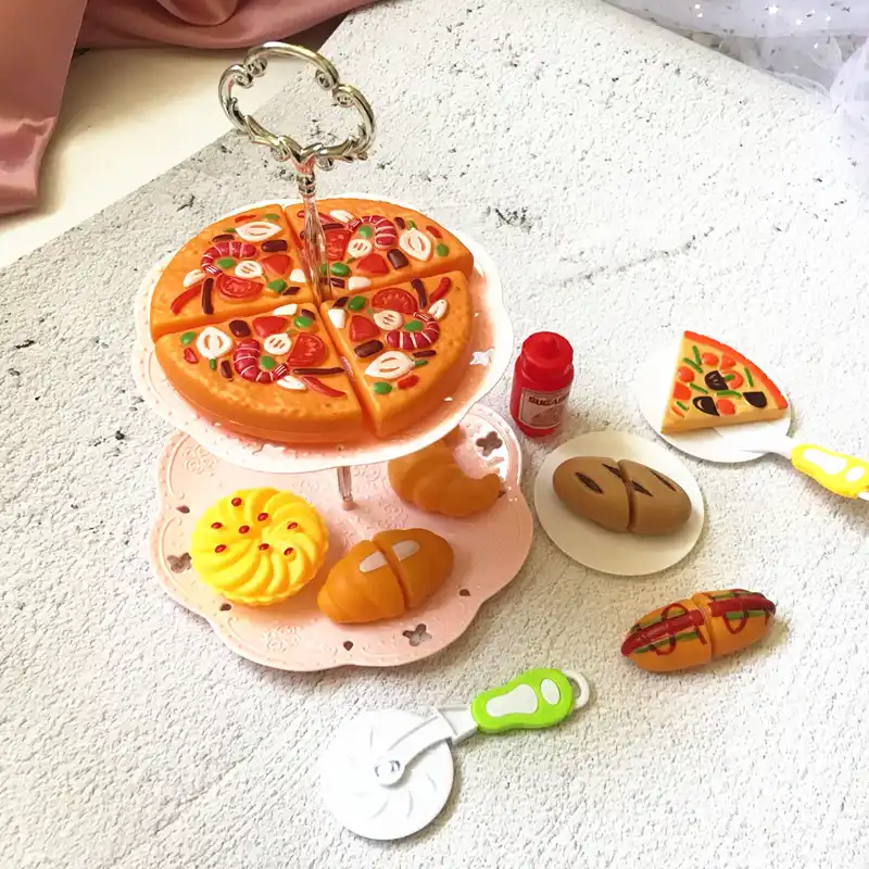 2019 Новый десертный стол для тортов Juguete, для пиццы, фруктов, овощей, образование, подарок на Рождество на день рождения, детские игрушки для р...