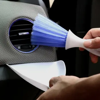 

Car Angel Multi-Functional Dust Brush Care Air Outlet Vent Cleaning Brush Cute Auto Accessories 2 In 1 Scoop Cleaning Kit