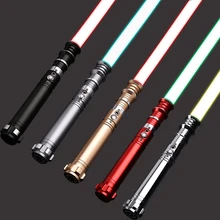 

THLSABER Metal Handle Heavy Dueling Blade 12 Color ChanG Lightsaber with HighLight Sensitive Smooth Swing FOC Laser Sword Toys