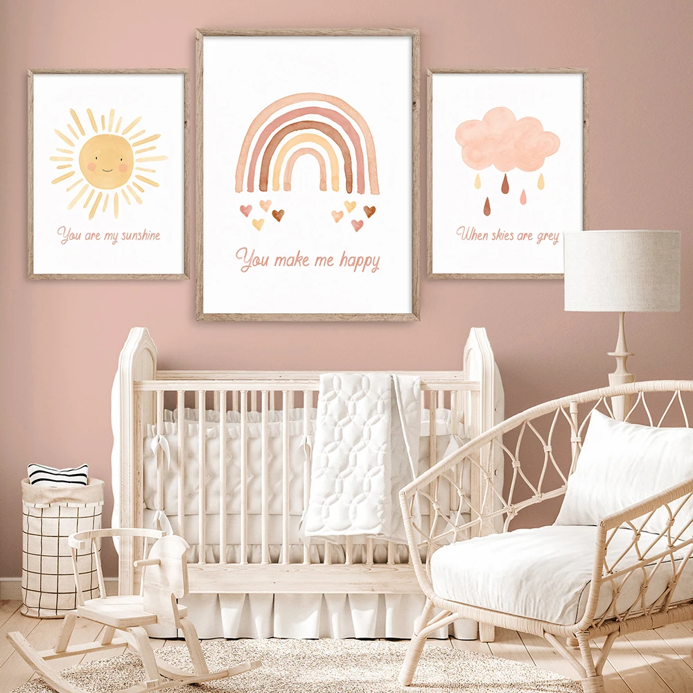 Printable Wall Art Nursery Quote Boho Nursery Decor Nursery Poster Kids ...