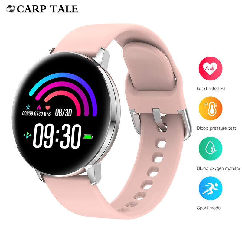 Smart watch для женщин Bluetooth Полный сенсорный экран часы девочек 1 3 дюймов IP67