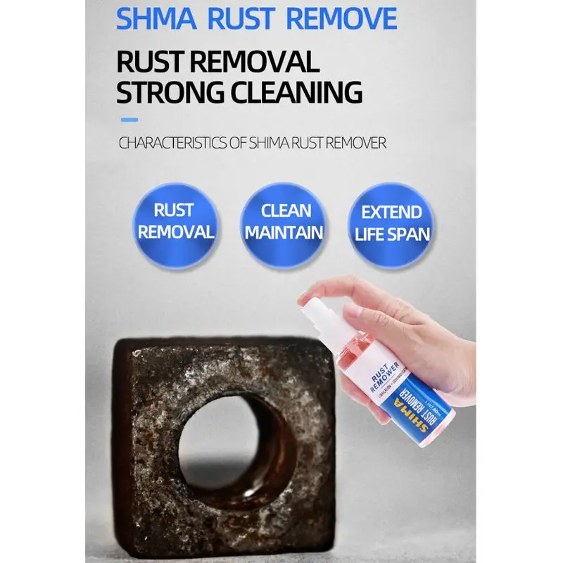 

80ml Rust Remover Window Rust-proof Lubrication Wheel Hub Screw Derusting Spray