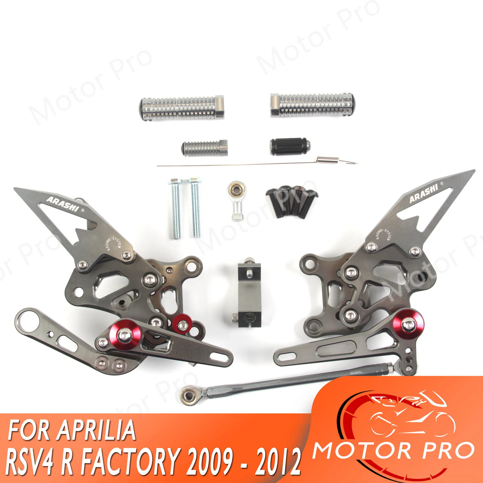 Подставки для мотоциклов Aprilia RSV4 R FACTORY 2009 2010 2011 2012|Подставки под ноги| |
