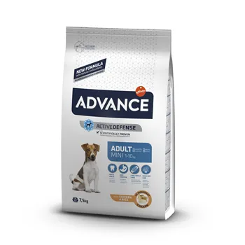 

Advance for adult dogs small breeds with chicken and rice (mini adult) 7,5 kg * 2 PCs