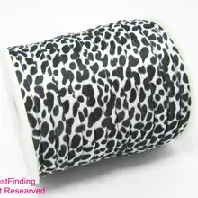 Леопардовый лайкровый шнур 5 мм эластичный лайкровый шнур Прошитые Лайкровые полоски