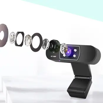 

USB Webcam Web Camera 1080P Built-in Stereo Microphone Computer Camera Full HD Skype Video Call For PC Laptop Live Equipment