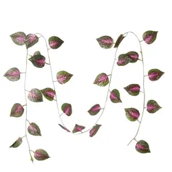 Имитация стены Цветущая Виноградная лоза плюща Искусственные цветы листья ротанга для комнат