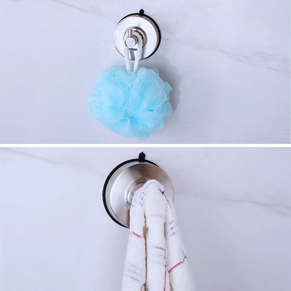 Новая полезная сильная Вакуумная присоска из нержавеющей стали крючок для полотенец для ванной кухни