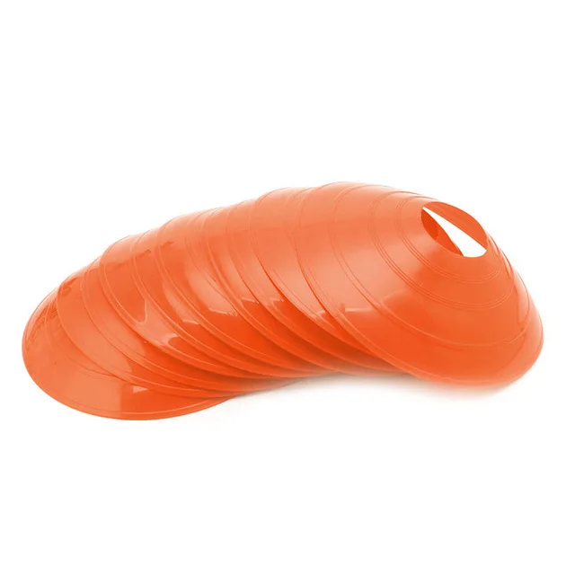10 шт./лот дисковые конусы Маркер Футбол ловкость тренировочные инструменты спортивные развлечения аксессуары катание на открытом воздухе - Цвет: orange