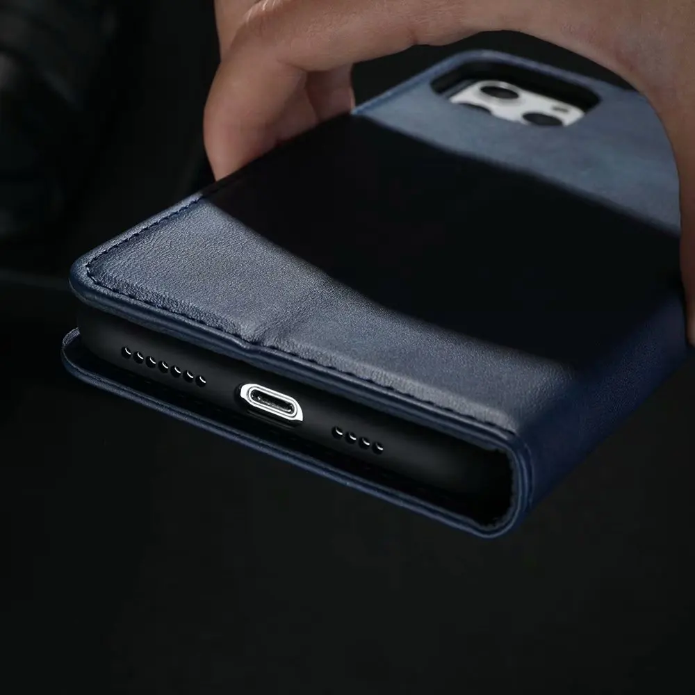 Роскошный Магнитный чехол-книжка для IPhone 11 Pro XR Xs MAX X 8 7 6 6s Plus 10 X кожаный чехол-книжка для телефона iPhone 11 Coque