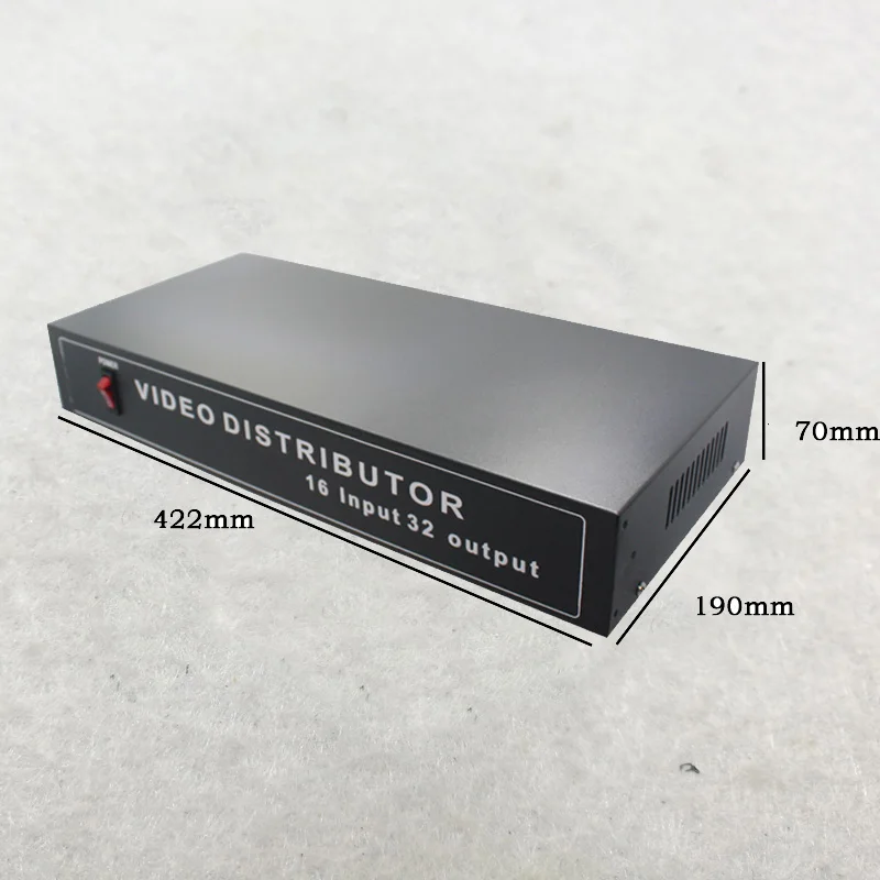 16 In 32 Out AHD CVI TVI CVBS Video Distributor 16CH To 32CH Splitter For CCTV Security Camera