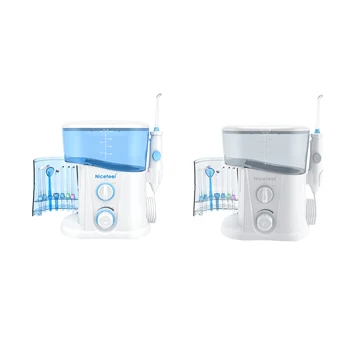 

Nicefeel Water Flosser Oral Irrigator Teeth Cleaner 1000ML Big Water Tank with 7 Multifunctional Tips EU Plug