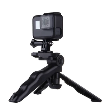 

PULUZ Grip Folding Tripod Mount with Adapter & Screws for GoPro HERO5 /4 /3+ /3 /2 /1, SJ4000, Digital Cameras, Load Max: 2kg