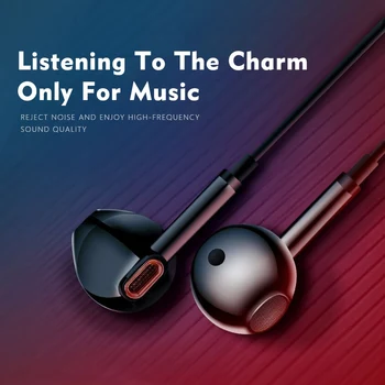 

Wired In-Ear Earphone Mini Phone In Ear Wired Headphones with Microphone for Android IOS Stereo 3.5mm Jack Sport Earbuds Headset