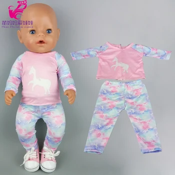 

baby doll pink Chritsmas pajama set for 18 Inch American Generation Girl Doll clothes children girl gift