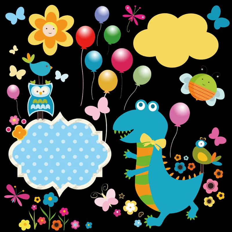 Laeacco Monster party birthday Baby Comics Star Birthday Poster Фото фоны для фотосъемки фотосессия Фотостудия - Цвет: NBK08041