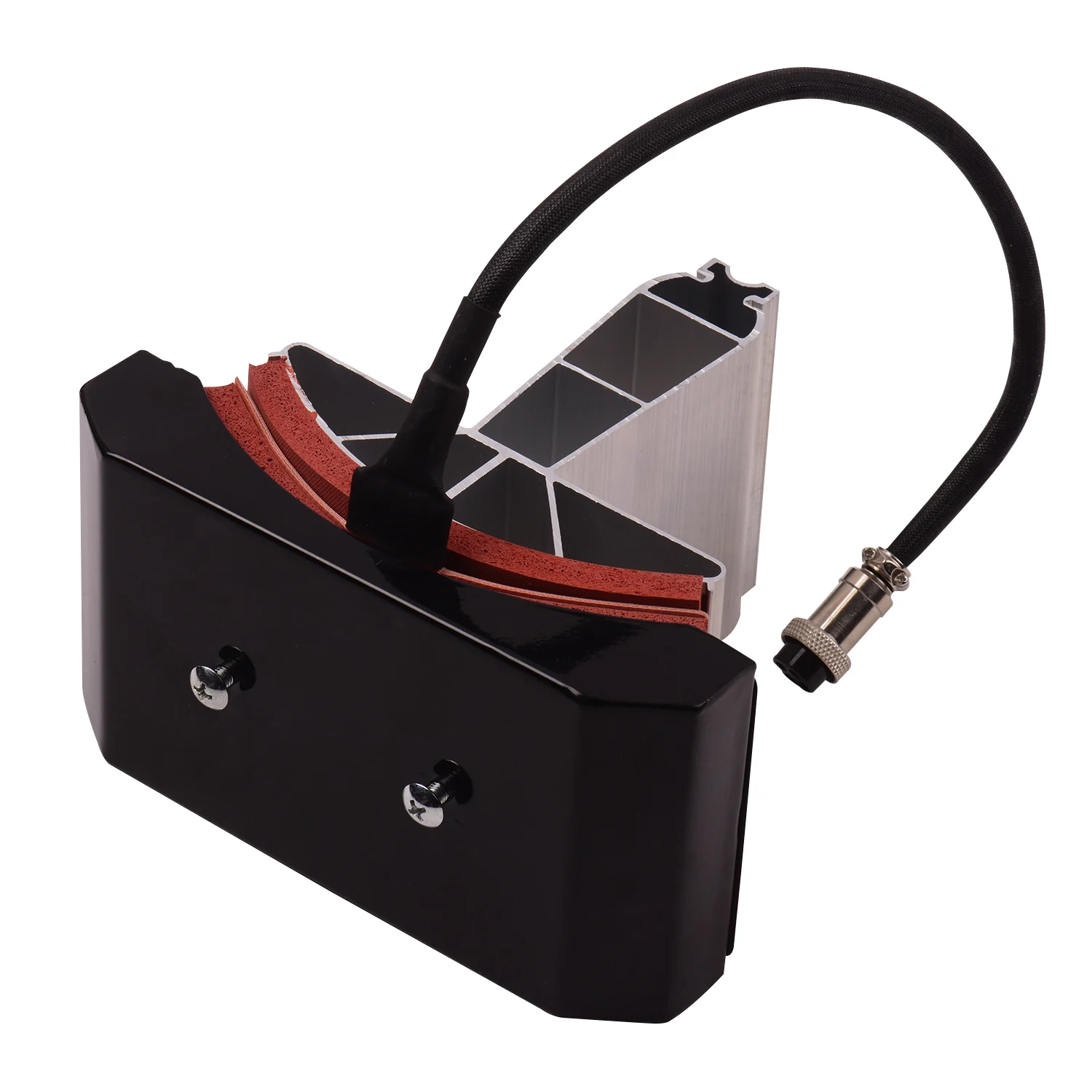 Aibecy Hat Cap Press Heating Transfer Attachment Silica Gel 5.5x3 Inch 110V 220V for Heat Press Machine Hat Heating Machine