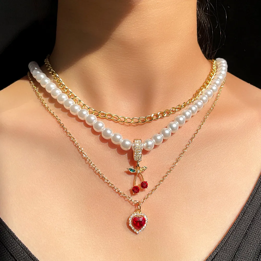 Heart Bead Necklace for a Sweetie