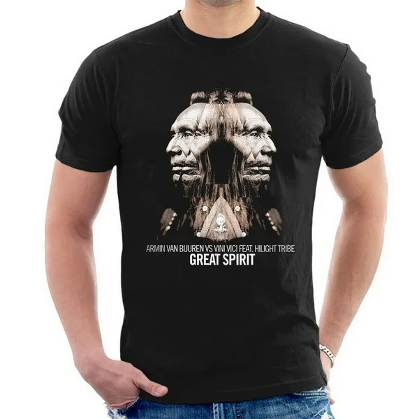 Armin Van Buuren Vs Vini Vici t-shirt Great Spirit Psy progression Trance A32 Повседневная футболка для взрослых |