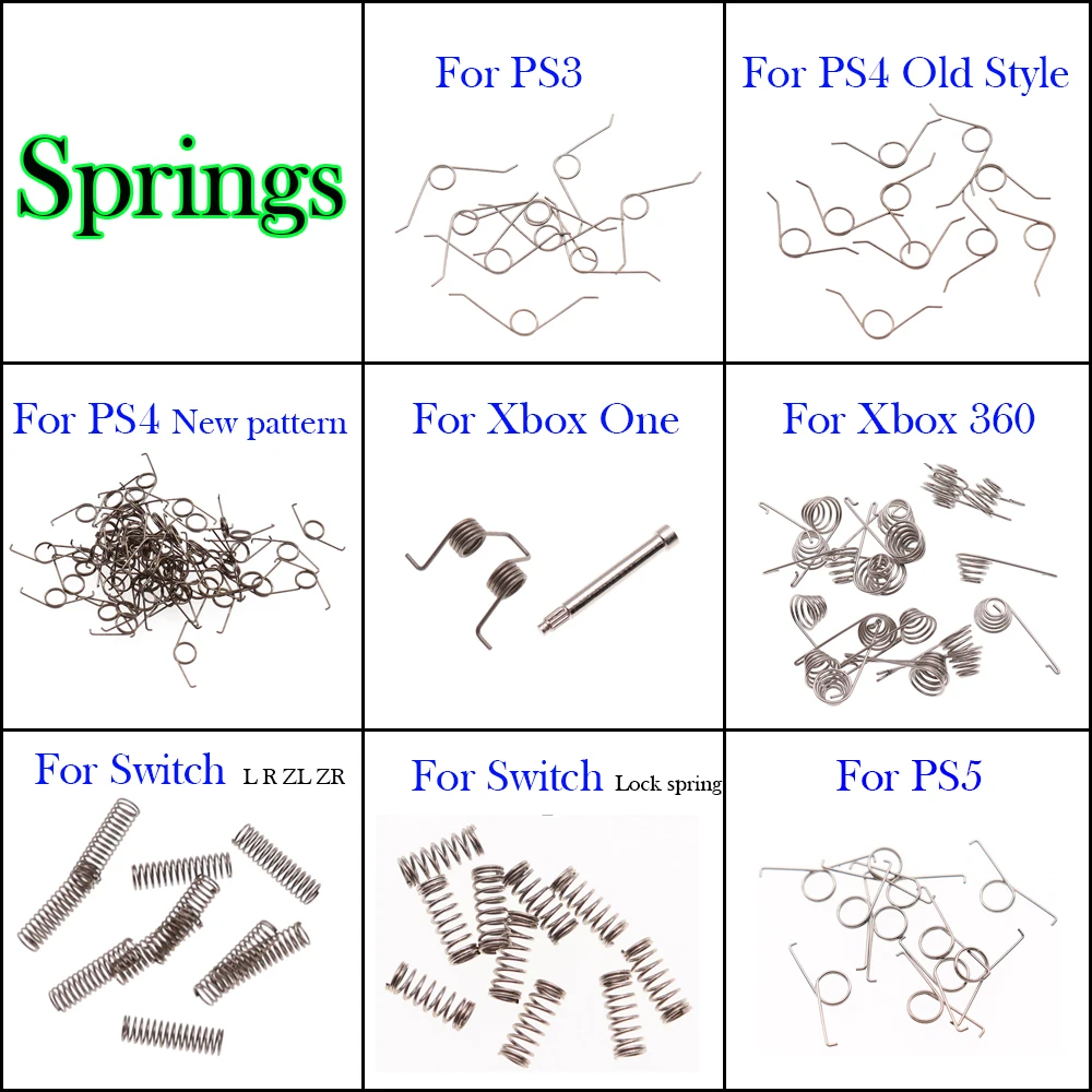 10pcsReplacementL1L2R1R2ForSonyPS3PS4PS5ControllerSprings