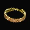 Fashion Luxury Women Multi Layers Crystal Rhinestone Bracelets Bangles Adjustable Wedding Pulseras Jewelry Girl Gifts 6