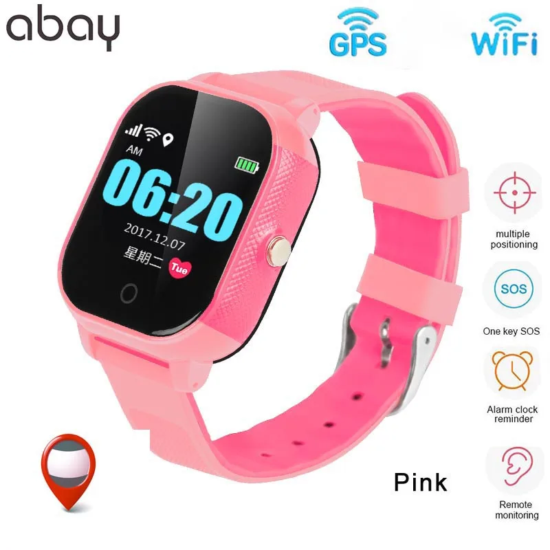 

New FA23 IP67 Waterproof Children's WIFI Smart Watch High Definition IPS Big Screen GP+WIFI+LBS+Beidou track SOS Call VS Q90 Q50