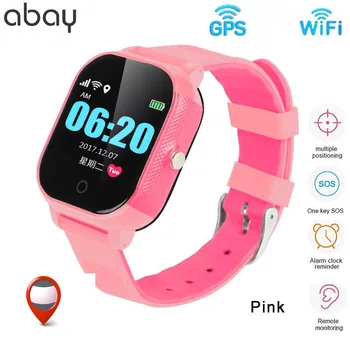 

New FA23 IP67 Waterproof Children's WIFI Smart Watch High Definition IPS Big Screen GP+WIFI+LBS+Beidou track SOS Call VS Q90 Q50