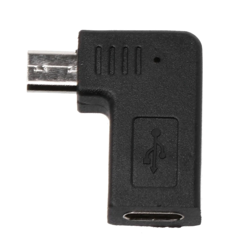 90 градусов Тип C женский микро USB Мужской адаптер для samsung S7 Xiaomi huawei