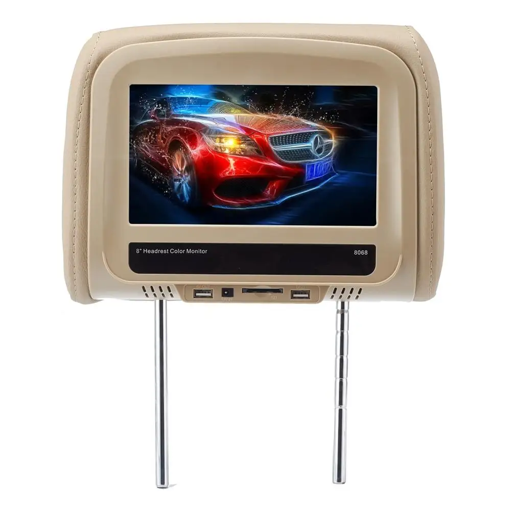 Universal 8 Inch Car Mp5 Players Headrest Monitor Lcd Screen Monitor