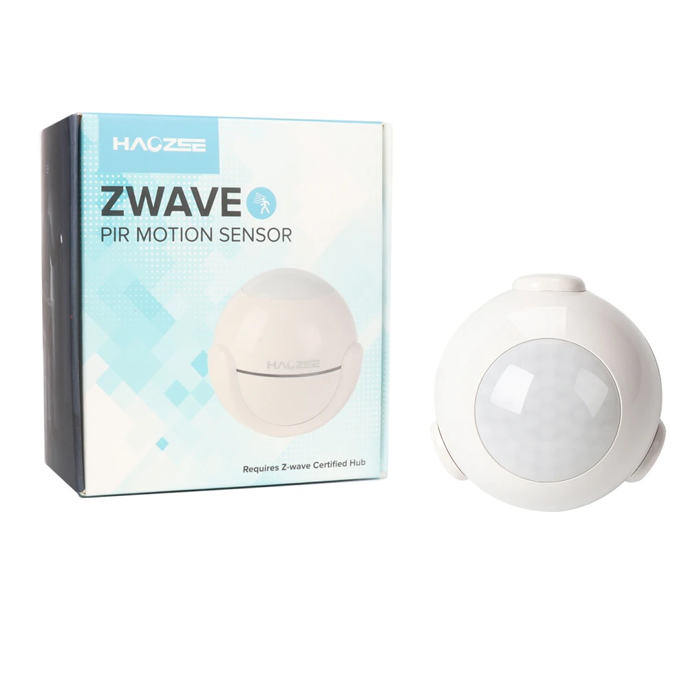 Haozee Z wave PIR датчик движения детектор домашней автоматизации сигнализация