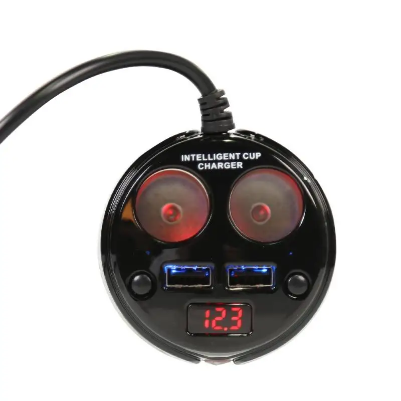 P10 автомобильный прикуриватель разветвитель 3.1A двойной USB зарядное устройство адаптер чашка