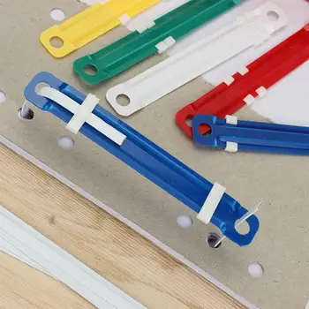 

Document Paper Fasteners Portable Cheap Mini 50pcs/Set Student Office Supplies Plastic Binding Two-Piece 2 Holes Industrial