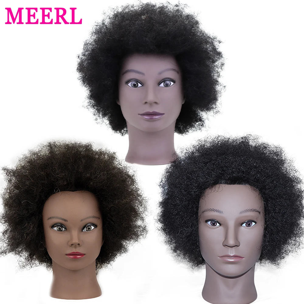 Mannequin Head Hair Practice Braiding  Training Mannequin Head Hair - Afro  Mannequin - Aliexpress