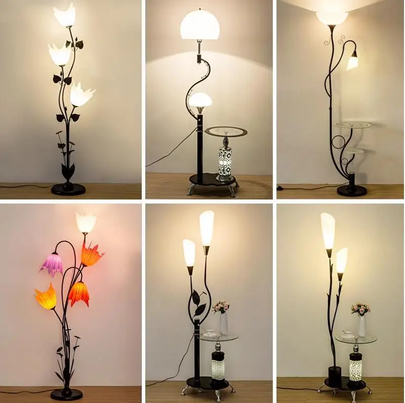 Lambader Piantana Lampara Pie Tripot Stand Light Lampadaire De Salon для гостиной Stehlampe Staande торшер