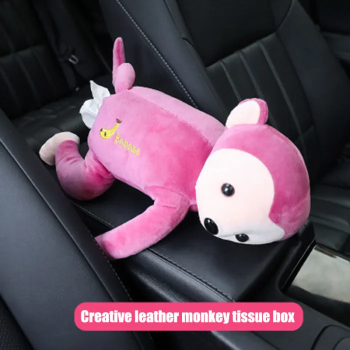Creatived Pipi обезьянка автомобиль подвесная коробка из ткани Висячие заднее сиденье автомобиля лоток большое лицо обезьяна YAN88