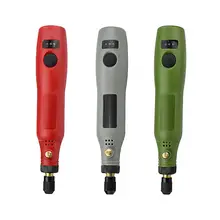Máquina de moagem usb 5v dc 10w, mini kit de ferramentas rotativas sem fio com velocidade variável para gravação, fresadora e polimento