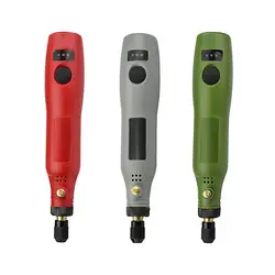 Máquina de moagem usb 5v dc 10w, mini kit de ferramentas rotativas sem fio com velocidade variável para gravação, fresadora e polimento
