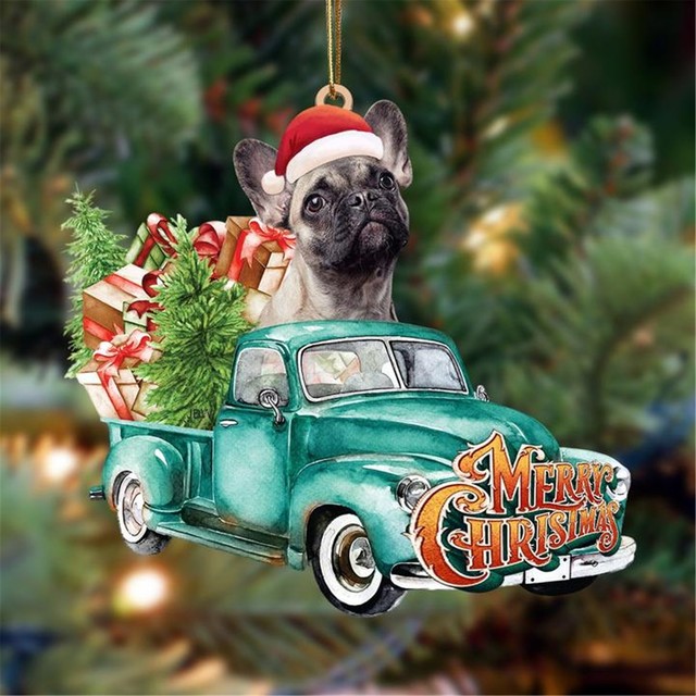 Dog Christmas Tree Pendant Santa Christmas Decorations For Tree Christmas New Year Home Decor Елочные Игрушки На Елку