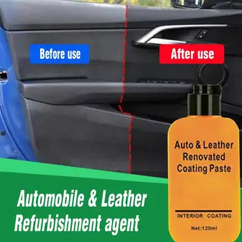 

Auto Leather Renovated Coating Paste Decontamination Maintenance Agent Car Seat Center Console Leather Coating paste