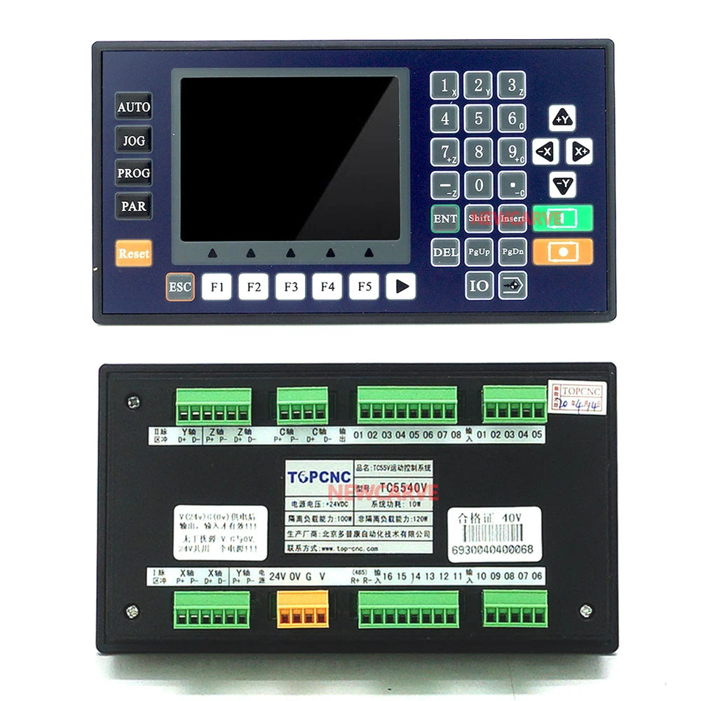 US $118.00 CNC Programmable Controller TC55V 1 2 3 4 Axis Motion Controller Servo Stepper Motor Control LCD Display For CNC Router NEWCARVE