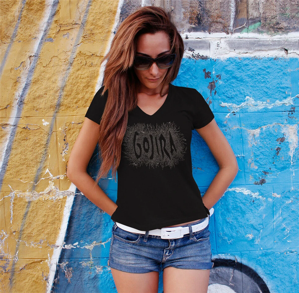 Gojira Women Black T-Shirt Heavy Metal Band Tee Shirt Tesseract Opeth Meshuggah Printed | Мужская одежда