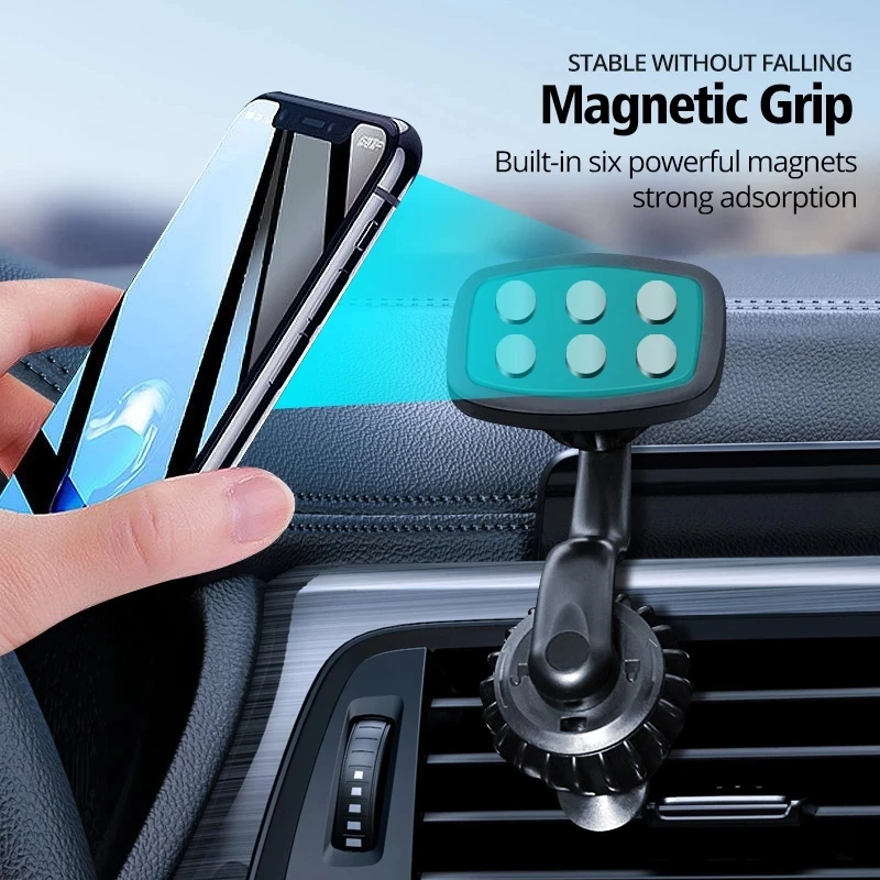 HOCE Strong Magnetic Car Phone Holder Mount Vent 360 Rotate Arm Auto Cell for Stand | Мобильные телефоны и аксессуары