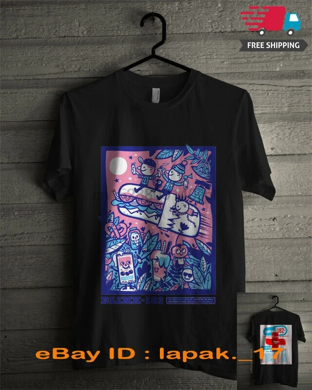Мигать 182 клизма Тур 2019 футболка Camden Нью-Джерси сет 18 Размеры S до 3Xl | Мужская