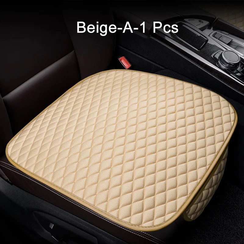 Beige-A-1 Pcs Подушка для автомобильных сидений, чехол для сидений, седан и внедорожник, защита для автомобильных сидений, чехол для автомобильных сидений, чехлы для автомобильных сидений - Название цвета: Beige-A-1 Pcs