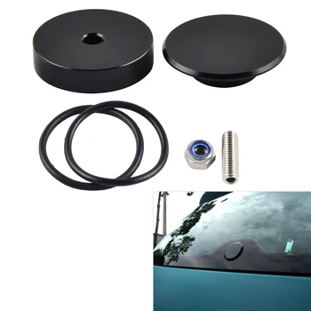 

40mm Rear Screen Wiper Arm Cover Delete Kit O-ring Seal Nut Screw Block Off Plug Cap For Honda Civic Si Hatchback Type R S200