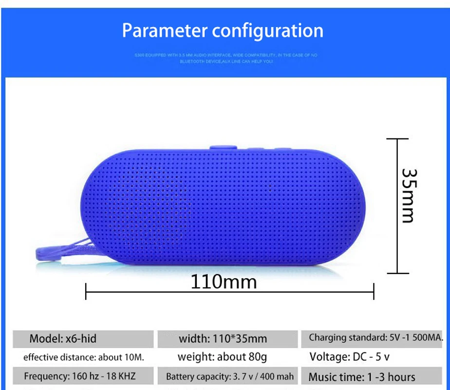 Водонепроницаемый Bluetooth динамик открытый портативный сабвуфер бас беспроводной динамик s мини Колонка коробка громкий динамик FM