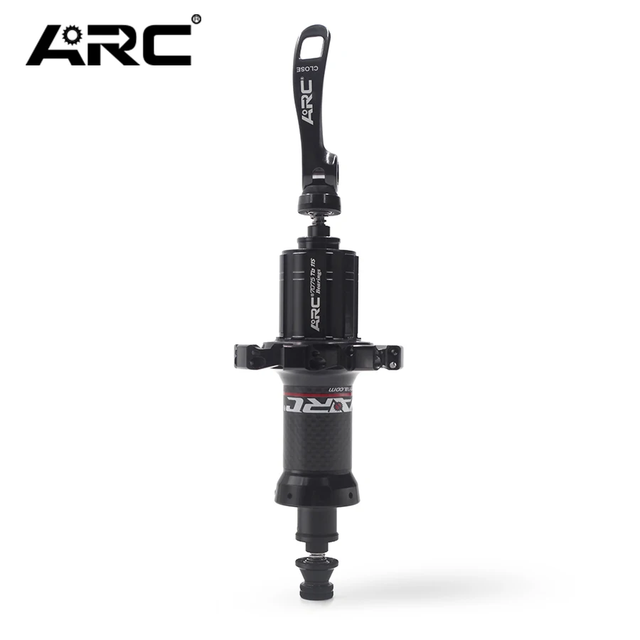 QR 130-10MM ARC бренд карбоновый задний велосипед Bubs 10 11 скоростные велосипедные ступицы 24H обод V тормоз дорожный QR шампур 130 мм Прямые тяговые спицы детали ступицы велосипеда - Цвет: QR 130-10MM
