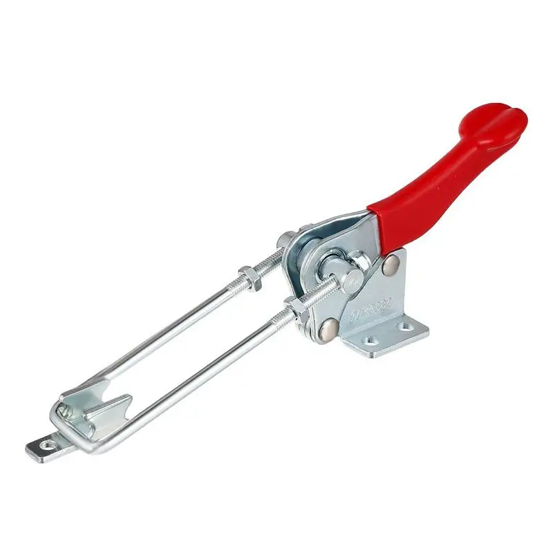 

Pull Button Quick-Release Latch Type Toggle Clamp 992 lbs Capacity 40334
